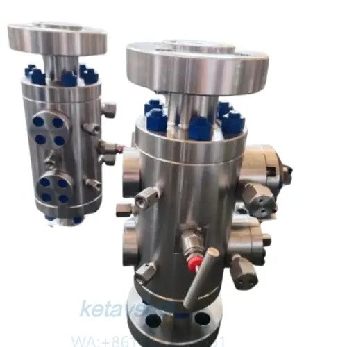 DBB double block ball valve with side outlet from keta valve