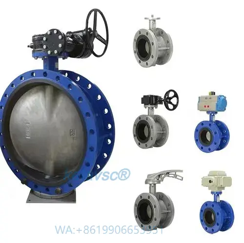 double flange center line butterfly valve