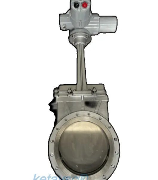 electric actuated knife gate valve