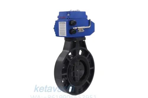 electric actuated wafer butterfly valve for water treatment