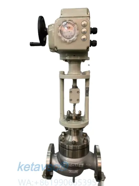 electric actuator with handle wheel control valve