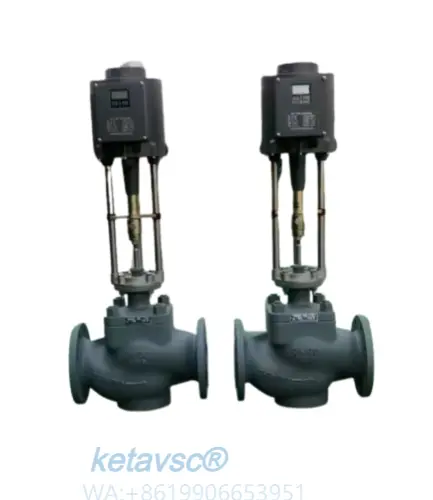 flow rate control electric actuated control valve