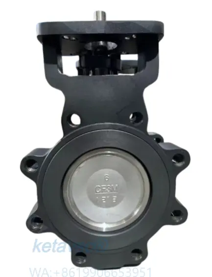 lug wafer carbon steel high performance butterfly valve bear shift