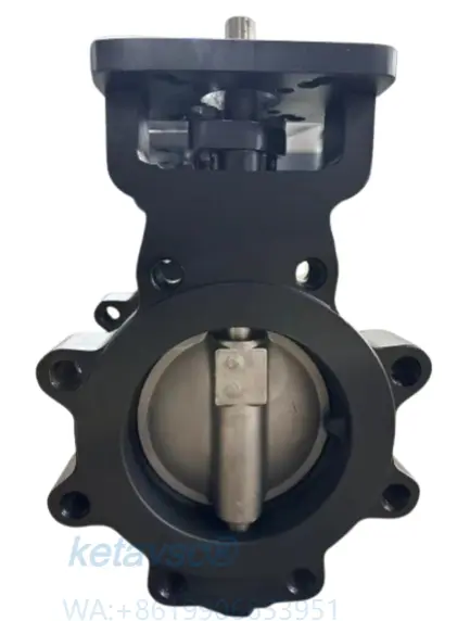 lug wafer carbon steel high performance butterfly valve zero leakage