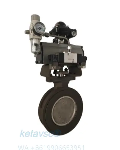 pneumatic actuated high performance butterfly valve