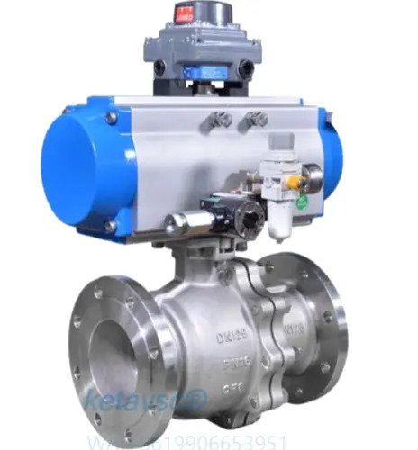 pneumatic actuated stainless steel ball valve