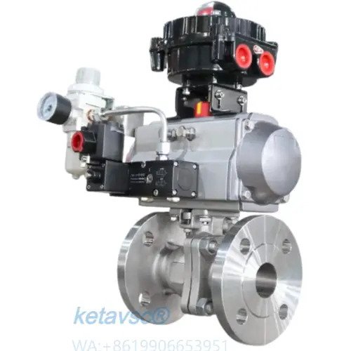 pneumatic actuator with limit switch stainless steel ball valve