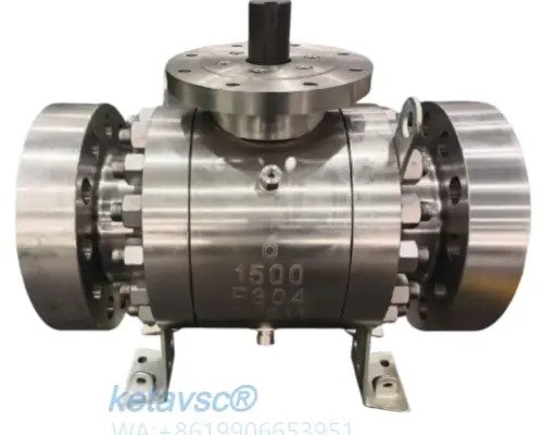 stainless steel forged ball valve flange connect