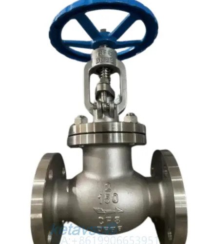 stainless steel handle wheel flange end globe valve with ansi standard