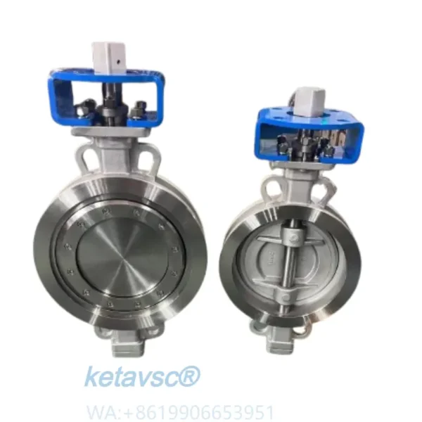 stainless steel high performance wafer butterfly valves metal to metal from keta valve